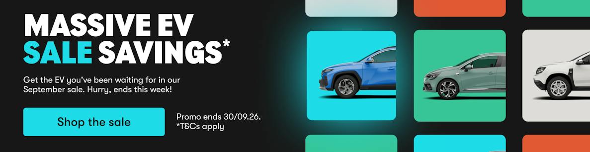 massive electric car sale savings on carwow cta