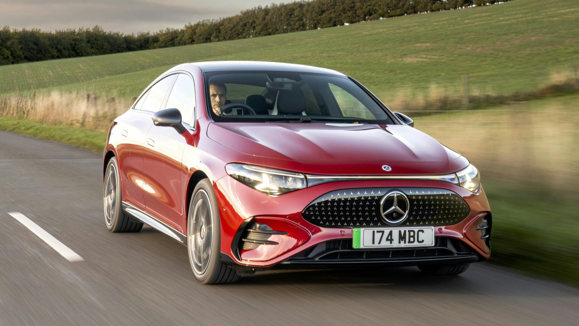 2025 Mercedes CLA Electric front moving